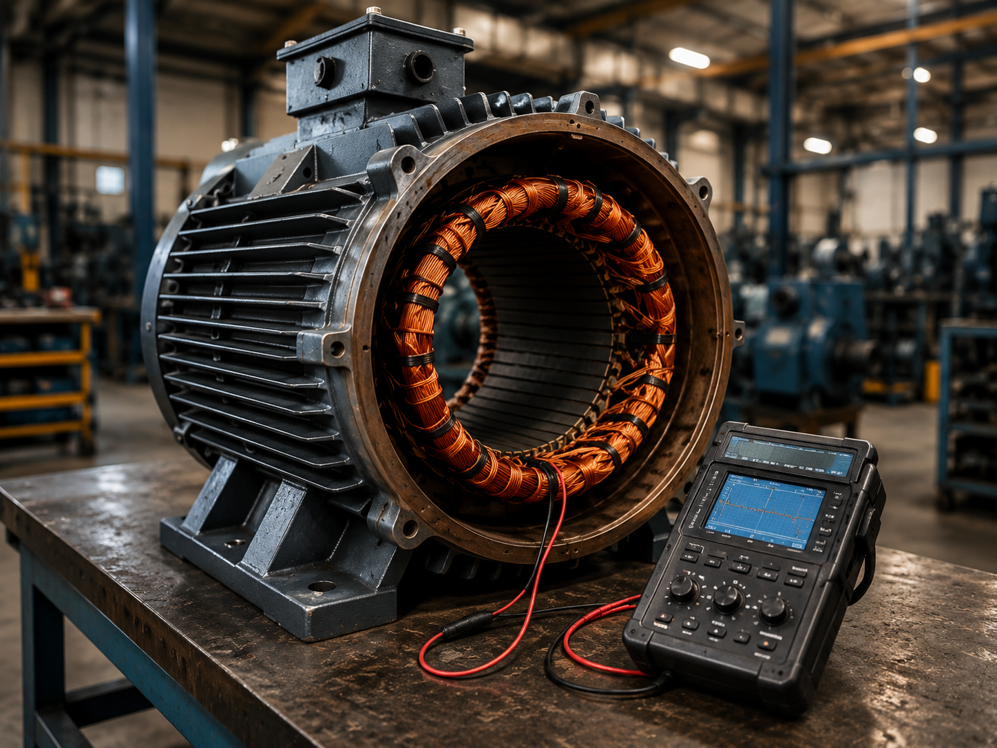 Diagnostico de equipo industrial